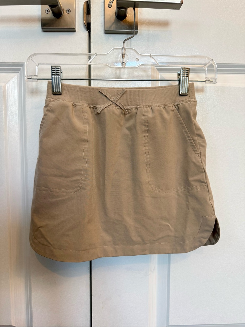 Izod Girls Khaki Tan Skort with Front Pockets